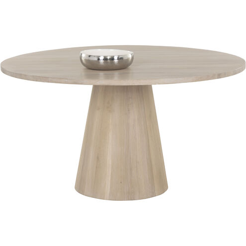 Elina 54 X 29.5 inch Light Oak Dining Table